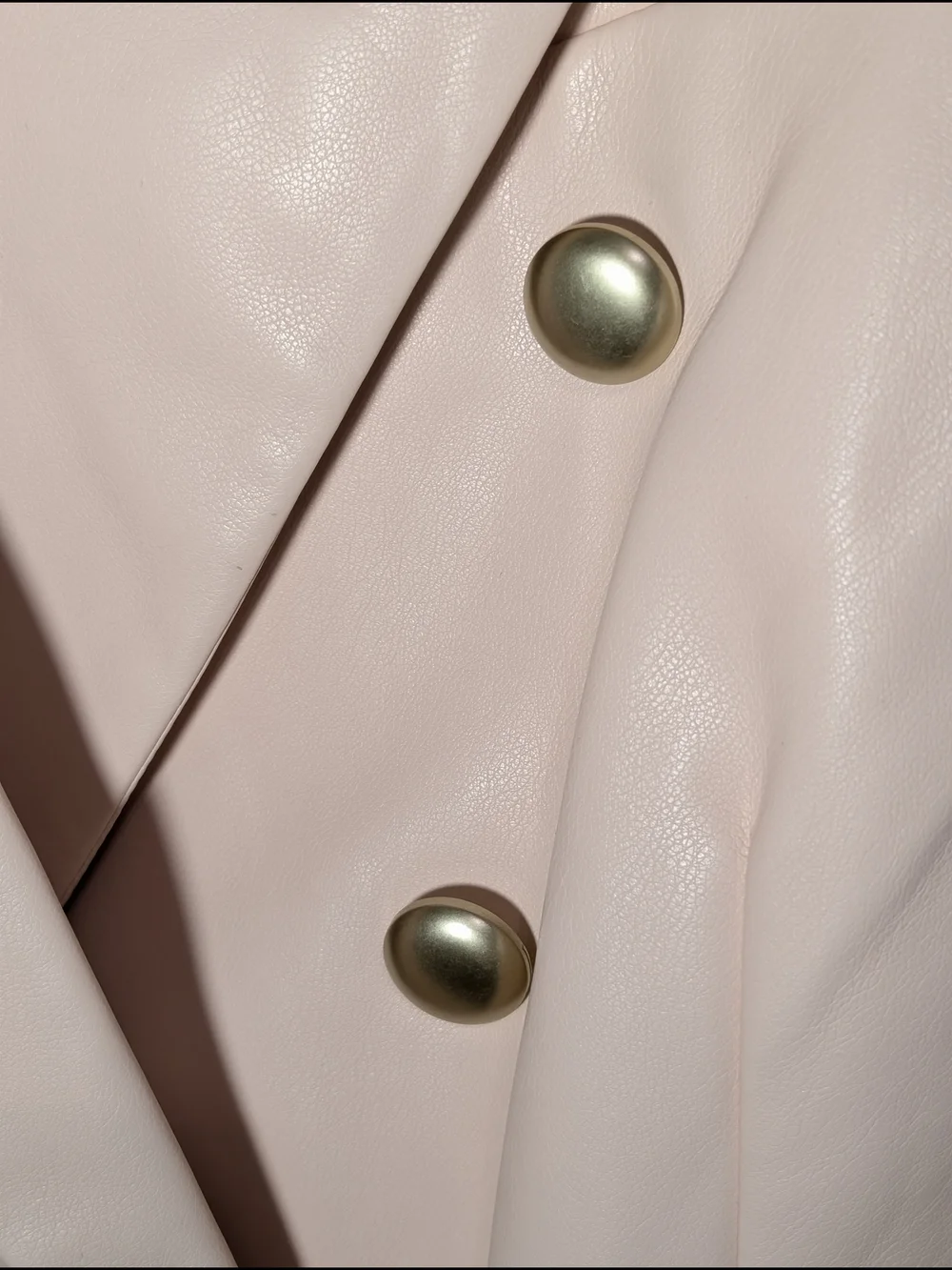 Dolce Cabo Women's Pale Pink Double-Breasted Blazer - Picture 3 of 4